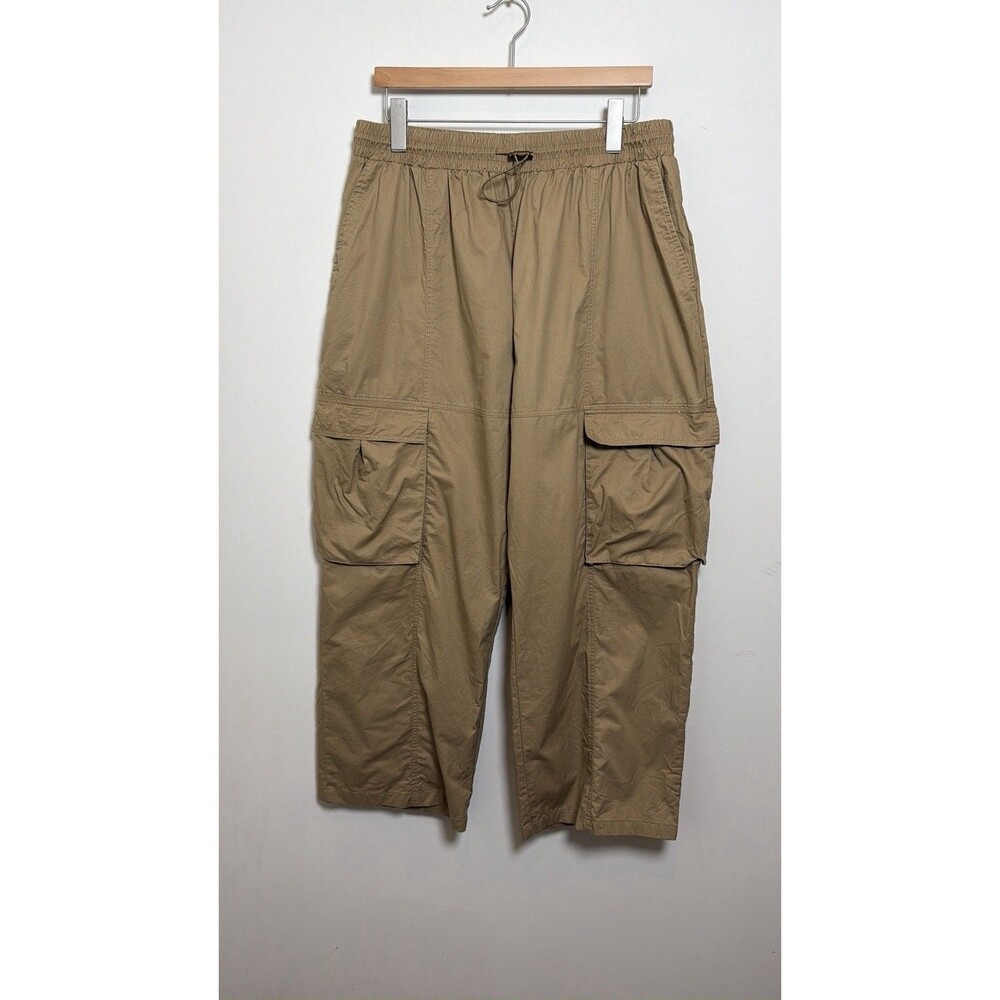The Upside Utility Cargo Pants Size L / US 10 Tan Organic Cotton Anthropologie